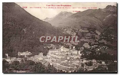 Ansichtskarte AK Cauterets Vue generale prise ou Paure vieux Au Fond Le Monne