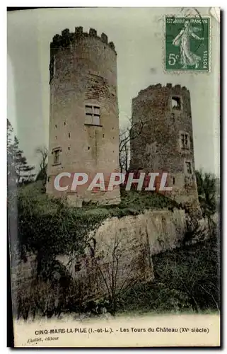 Cartes postales Cinq Mars la Pile Les Tours du Chateau