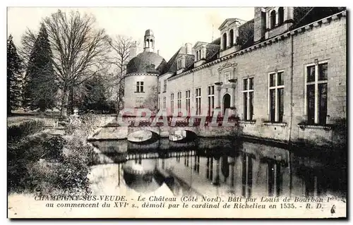 Cartes postales Champigny sus Veude Le Chateau Bati par Louis Boubon 1er