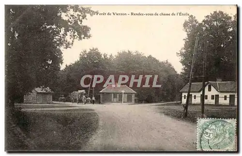 Cartes postales Foret de Vierzon Rendez vous de chasse de l Etoile