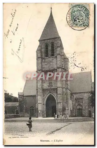 Cartes postales Vierzon L Eglise Enfants