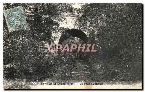 Cartes postales Foret de St Leu Le Pont du Diable