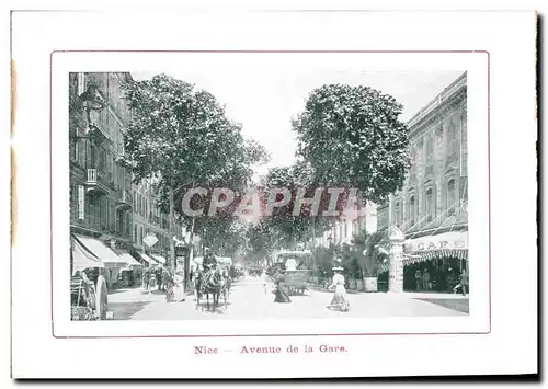 Cartes postales Nice Avenue de la Gare