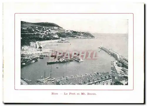 Cartes postales Nice Le Port et Mt Boron