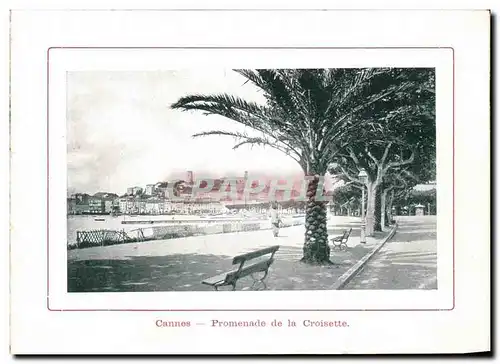 Cartes postales Cannes promenade de la Croisette