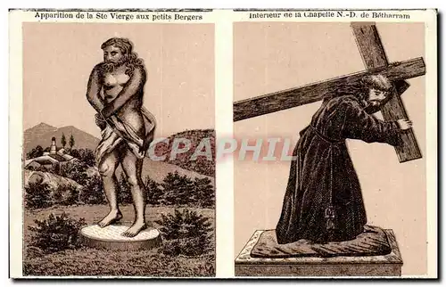 Cartes postales Apparition de la Ste ierge aux petits Bergers Interieur de la Chapette Betharram Lourdes