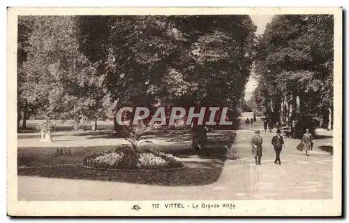Cartes postales Vittel La Grande Allee