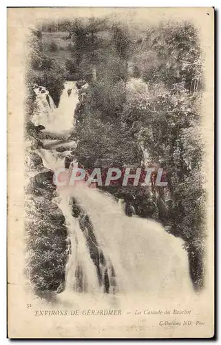 Ansichtskarte AK Environs De Gerardmer La cascade du Bouchot