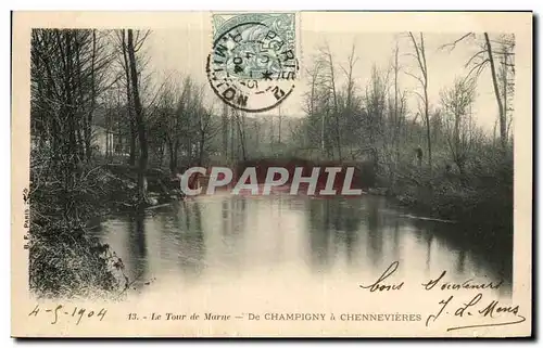 Cartes postales Le Tour Marne De Champigny a Chennevieres