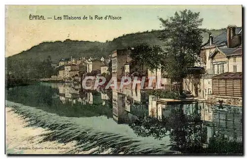 Cartes postales Epinal Les Maisons de la Rue d Alsace