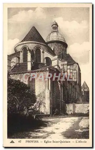 Ansichtskarte AK Provins Eglise Saint Quiriace l abside