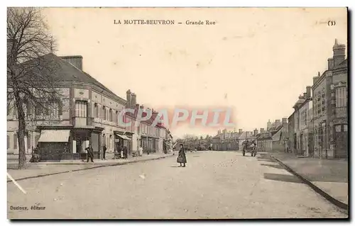 Cartes postales La Moutte Beuvron Grande Rue