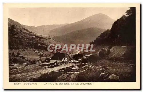 Cartes postales Bussang La ROute Du Col Et Le Drumont