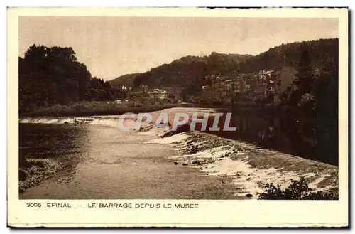 Cartes postales Epinal Le BArrage Depuis LE Musee