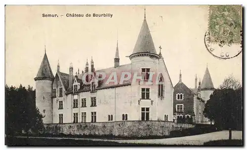 Ansichtskarte AK Semur Chateau de Bourbilly