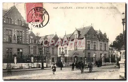 Cartes postales Orleans L Hotel de Ville La Place de I Etape