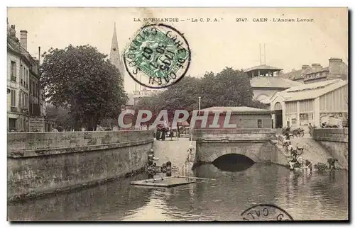 Ansichtskarte AK La Normandie Caen L Ancien Lavoir Lavandieres