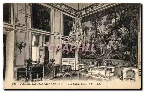 Ansichtskarte AK Palais De Fontainebleau Petit Salon Louis XV