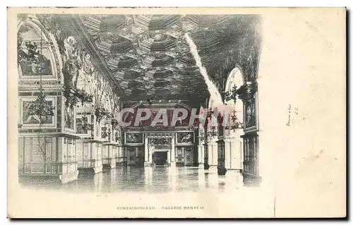 Cartes postales Fontainebleau Galerie Henri II