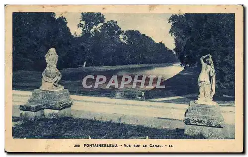 Cartes postales Fontainebleau Vue Sur Le Canal