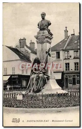 Cartes postales Fontainebleau Monument Carnot