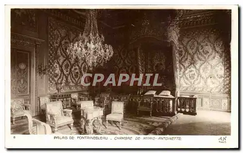 Cartes postales Palais De Fontainebleau Chambre De Marie Antoinette