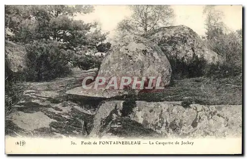 Ansichtskarte AK Foret de Fontainebleau la Casquette de Jockey