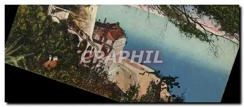 Cartes postales Nice Escalier lesage et tour Bellande vue su chateau