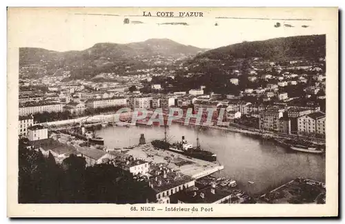 Cartes postales Nice Interieur du Port