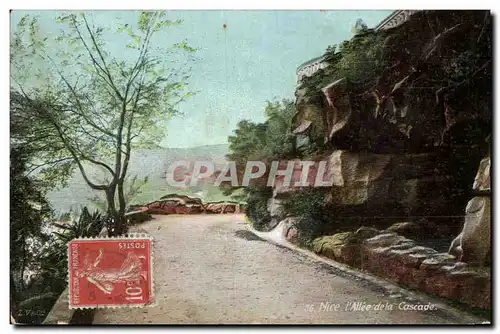 Cartes postales Nice L allee de la cascade