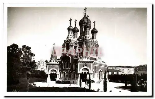 Ansichtskarte AK Nice L Eglise Russe Russian chruche Russie