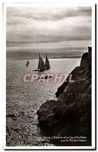 Cartes postales Nice L Esterel et le cap D Antibes vus de Rauba Capeu