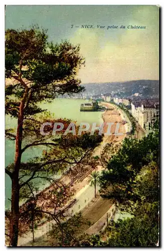 Cartes postales Nice Vue Prise du Chateau