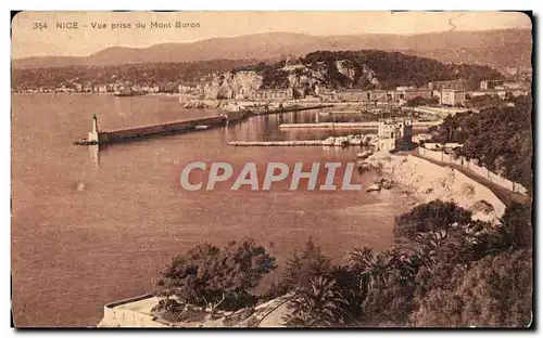 Cartes postales Nice Vue prise du Mont Boron