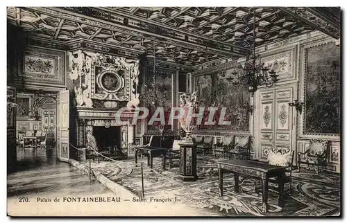 Cartes postales Palais de Fontainebleau Salon Francois 1er