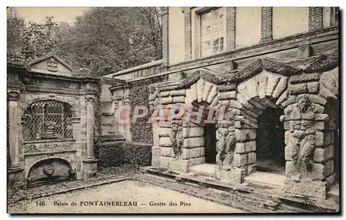 Ansichtskarte AK Palais de Fontainebleau Grotte des Pins