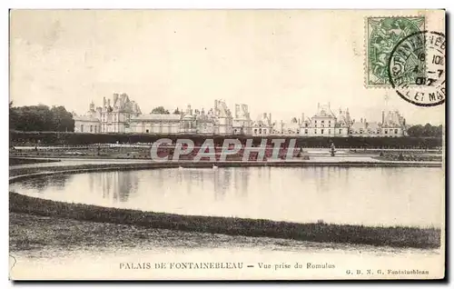 Ansichtskarte AK Palais De Fontainebleau Vue prise du Romulus