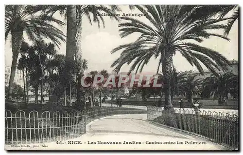 Cartes postales Nice Les Nouveaux Jardins casino entre les Palmiers