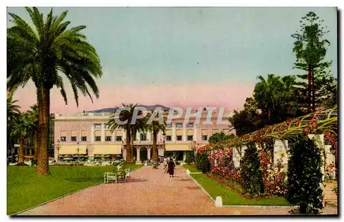 Ansichtskarte AK Nice Les Jardins Albert Au Fond le Casino Municipal