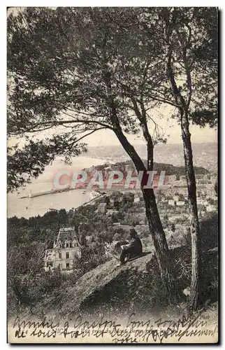 Cartes postales Nice Vue prise du Mont Boron