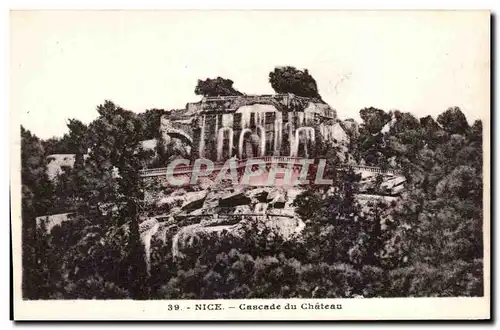 Cartes postales Nice Cascade du Chateau