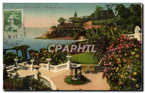 Cartes postales La Cote D Azur Bord De Mer