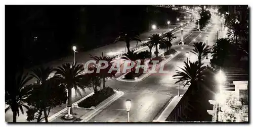 Cartes postales Le Cote d Azur Nice La Nuit