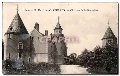 Ansichtskarte AK Environs de Vierzon Chateau de la Beuvriere