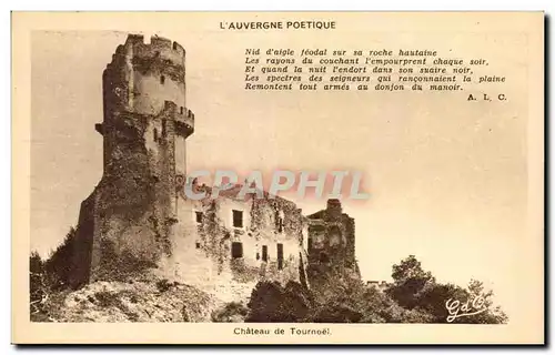 Ansichtskarte AK L Auvergne Poetique Chateau de Tournoel