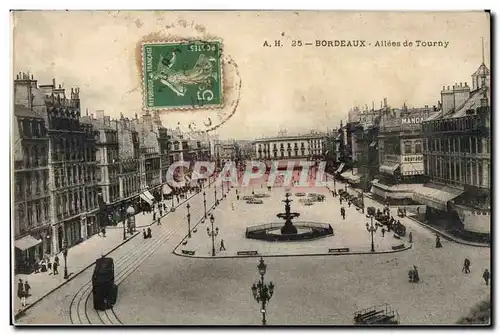 Cartes postales Bordeaux Allees de Tourny