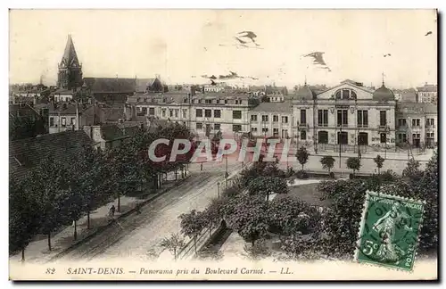 Cartes postales Saint Denis Panorama pris du Boulevard Carnot
