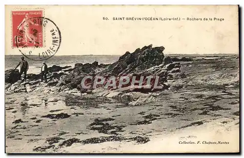 Ansichtskarte AK Saint Brevin L Ocean Rochers de la Plage