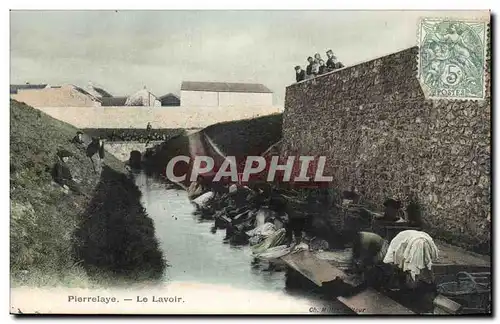 Ansichtskarte AK Pierrelaye Le Lavoir Lavandieres TOP