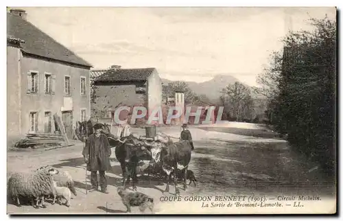 Cartes postales Coupe Gordon Bennett Circuit Michelin La Sorlie de Bromont Lamothe Automobile TOP